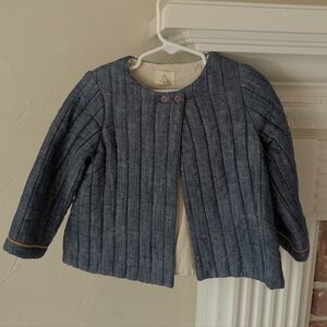 Maison Frida | Blue Quilted Jacket